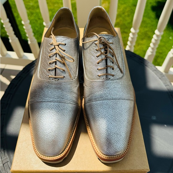 CHRISTIAN LOUBOUTIN Kid Lame Hubertus Donna Oxfords 39 Roche